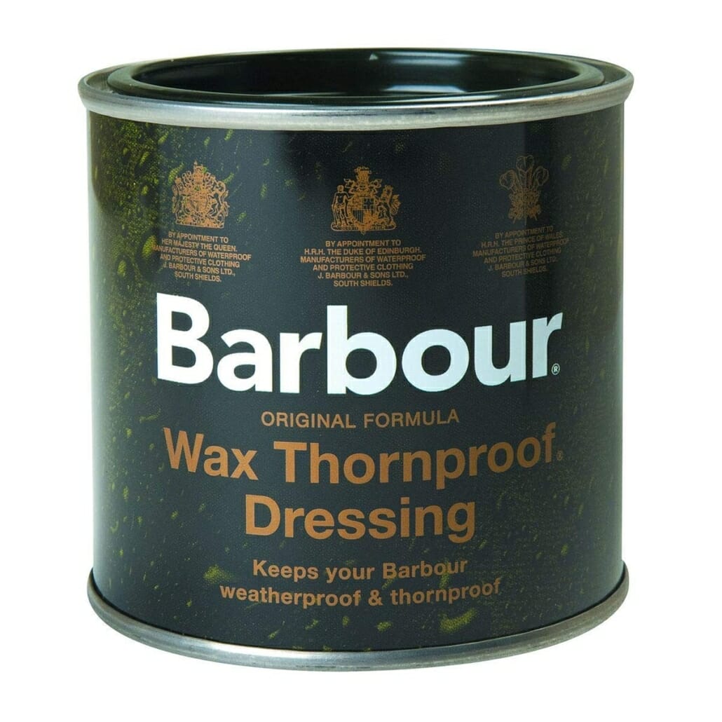 Barbour silk oil wax