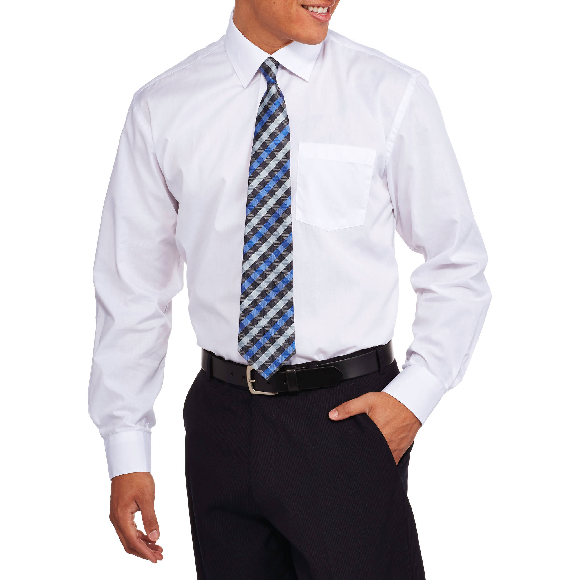 collared shirt tie