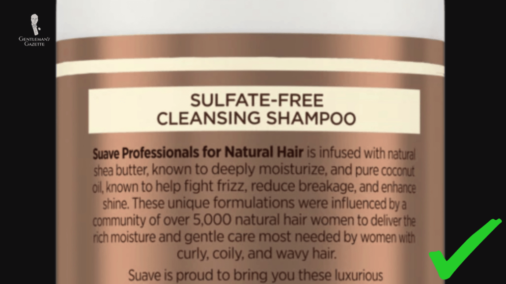 Sulfate free shampoo is always your best option