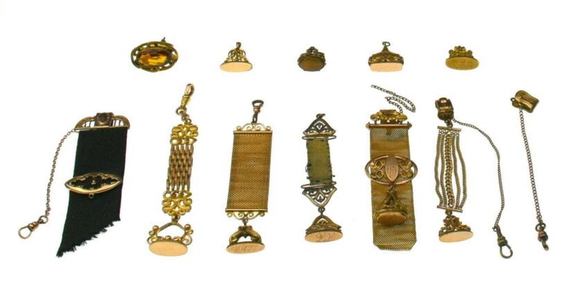 Victorian signet fob collection