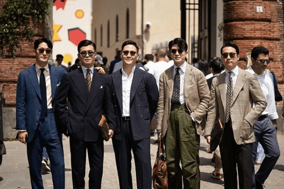 Stylish Asian men