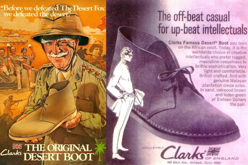 Clarks Desert Boot Ad from 1950