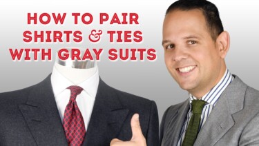 How to Pair Shirts & Ties with Gray Suits - Guide to Wearing Grey