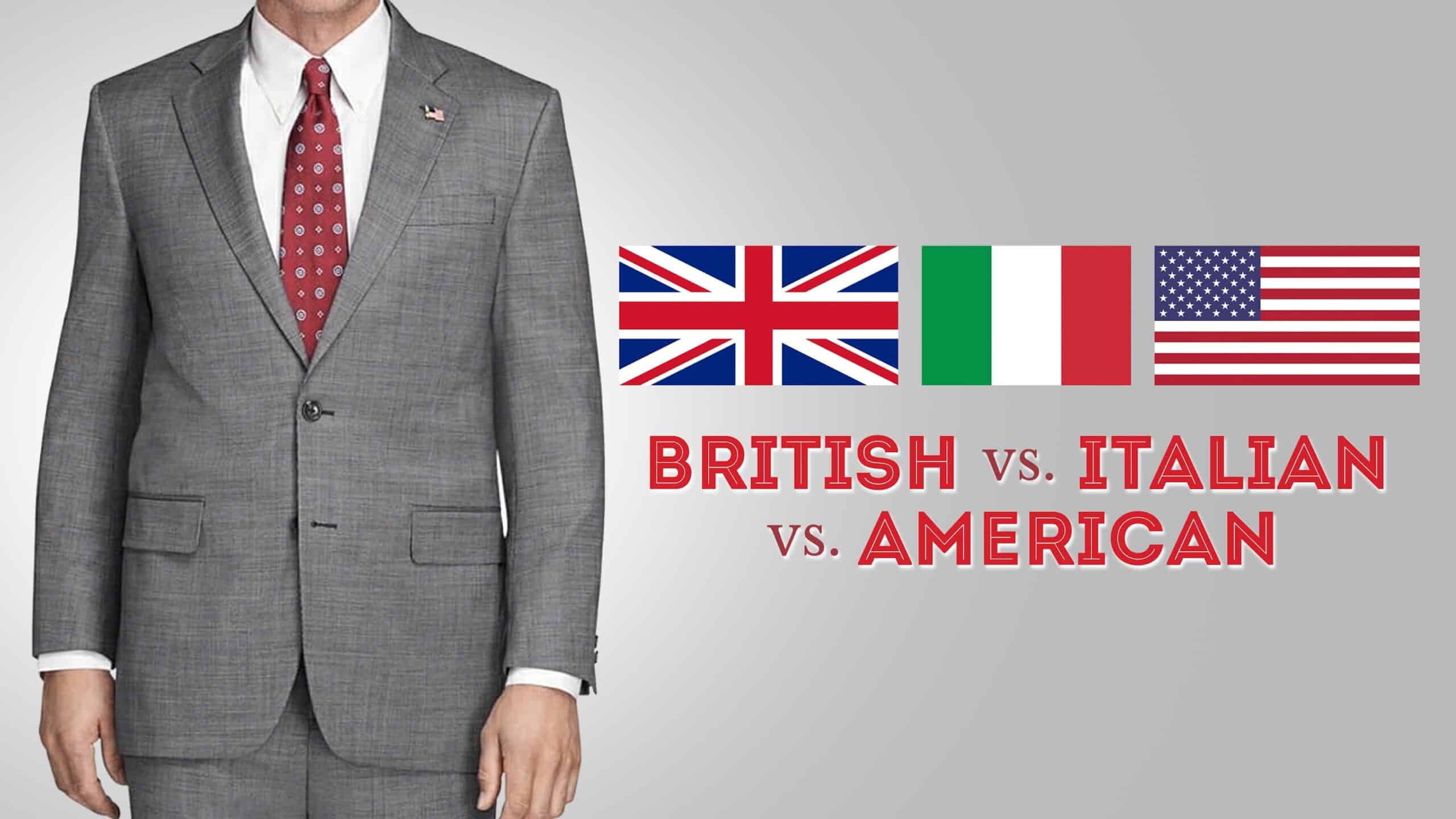 The Differences In Suit Cuts - American vs. British vs. Italian Cut