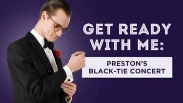 Get Ready With Me: Preston's Black-Tie Concert (Assembling a Tuxedo Outfit)