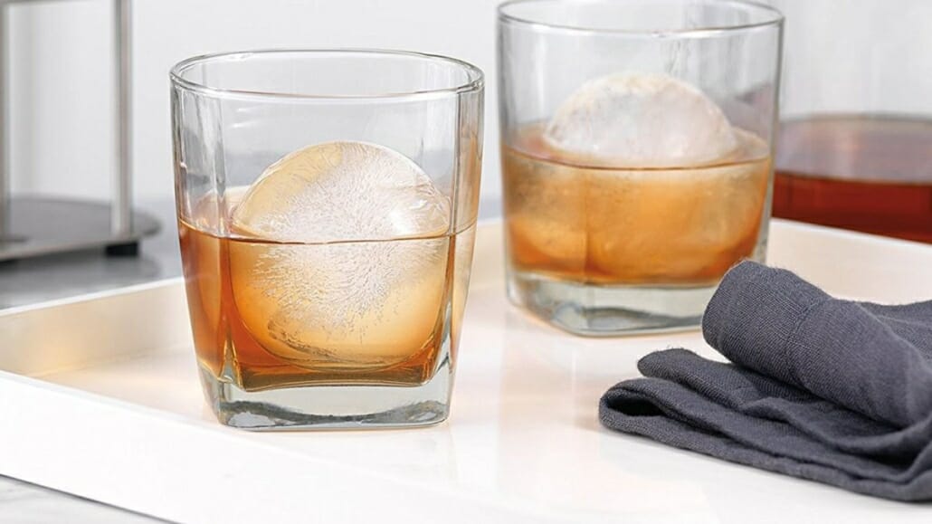 Large ice balls will melt more slowly, giving you time to enjoy your dram