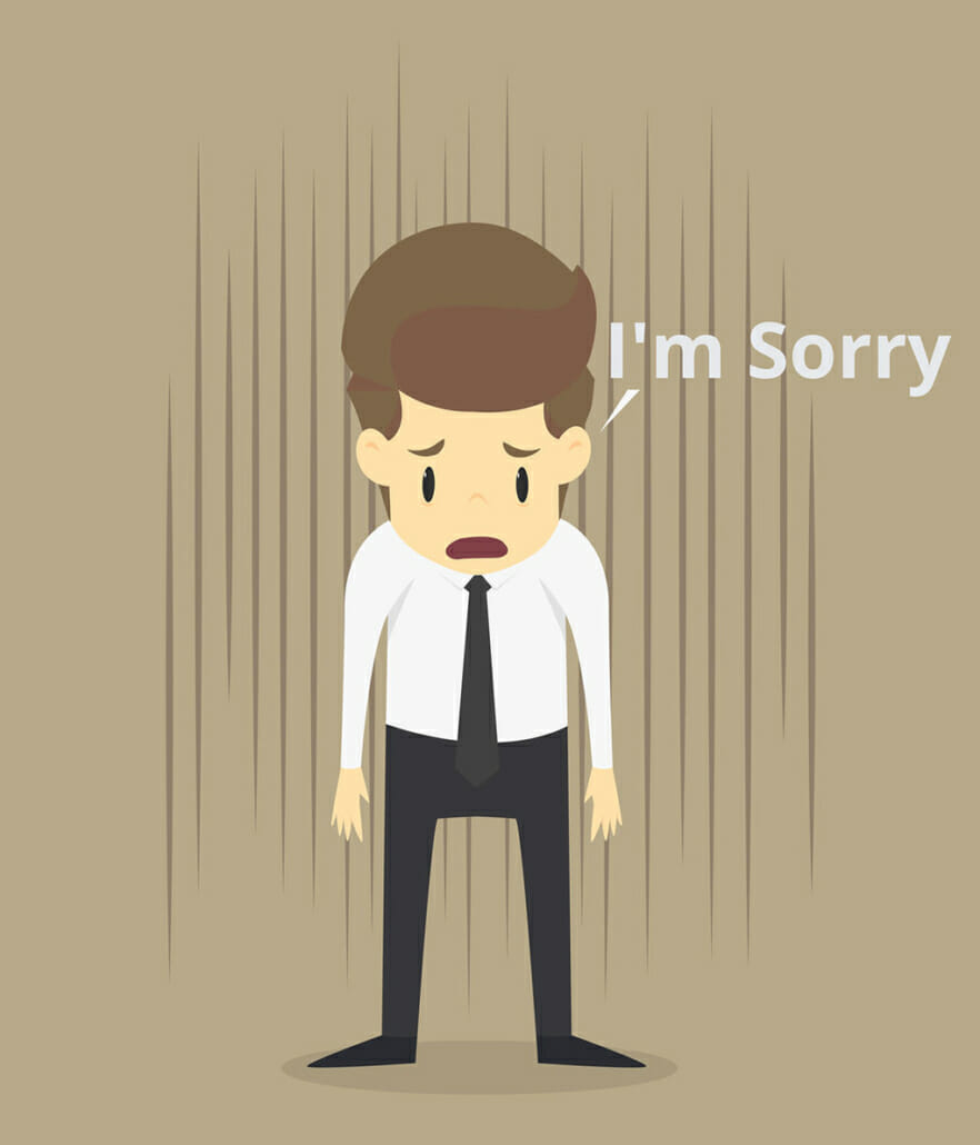 Apologizing can be difficult, but it's often the best course of action