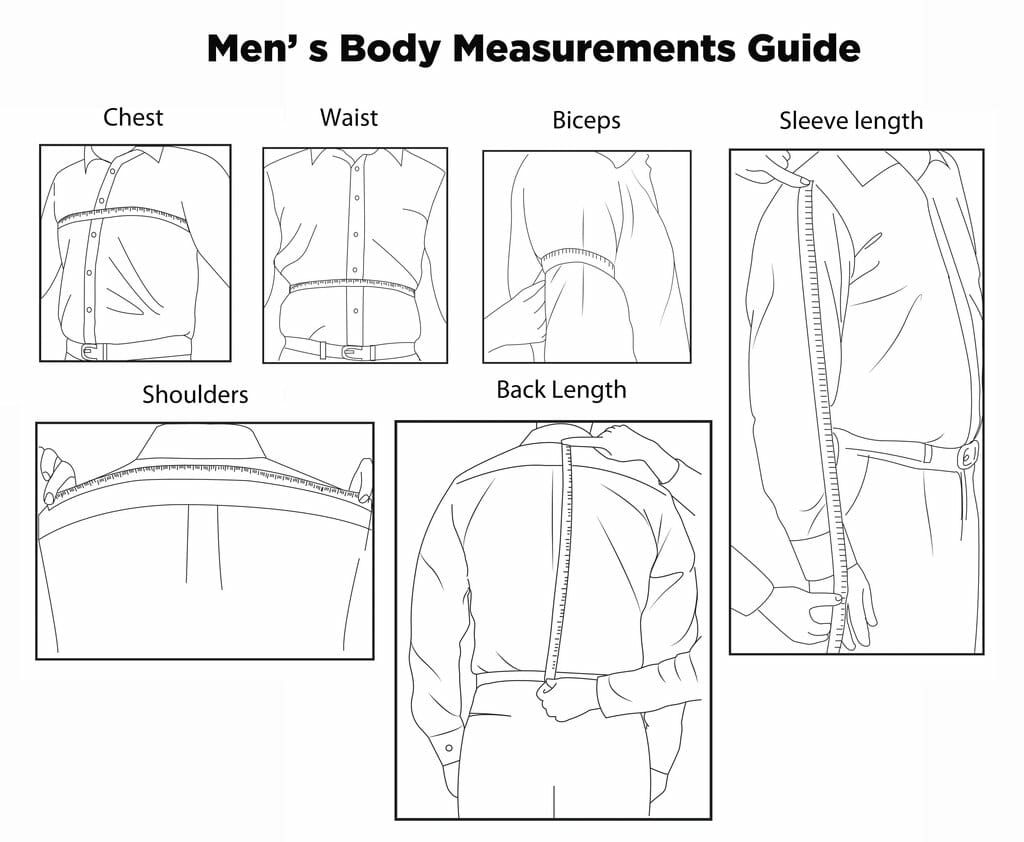 Men's measurement guide