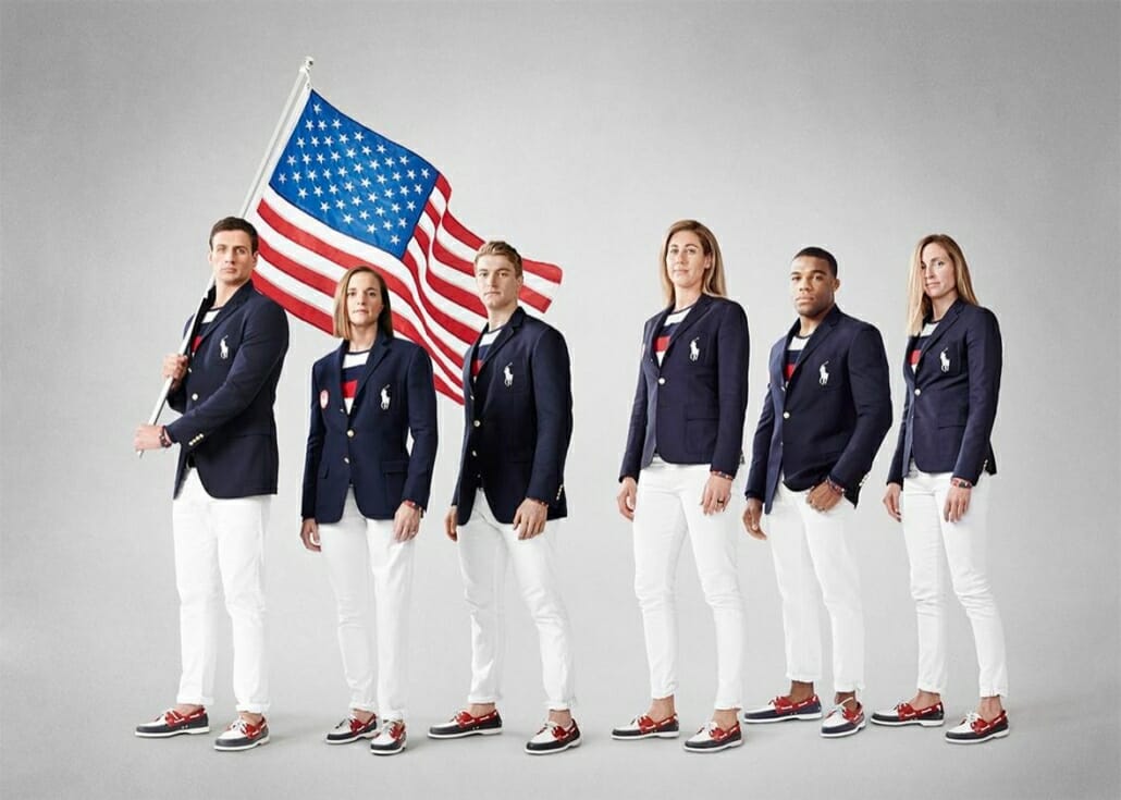 US Olympic Team in Ralph Lauren
