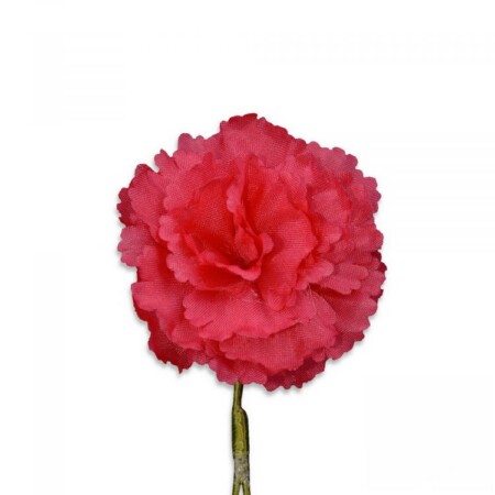Red Mini Carnation Silk Boutonniere Buttonhole Flower