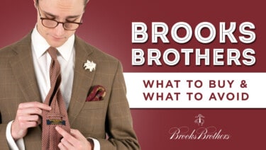 Cover showing Preston inspecting his vintage Brooks Brothers tie