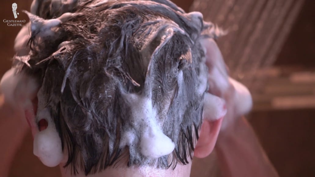 Take a hot shower to make your hair soft before shaving