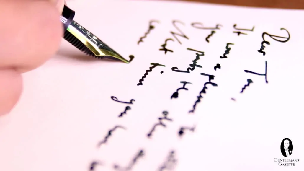 Handwritten notes are more meaningful when written by hand with a nice fountain pen