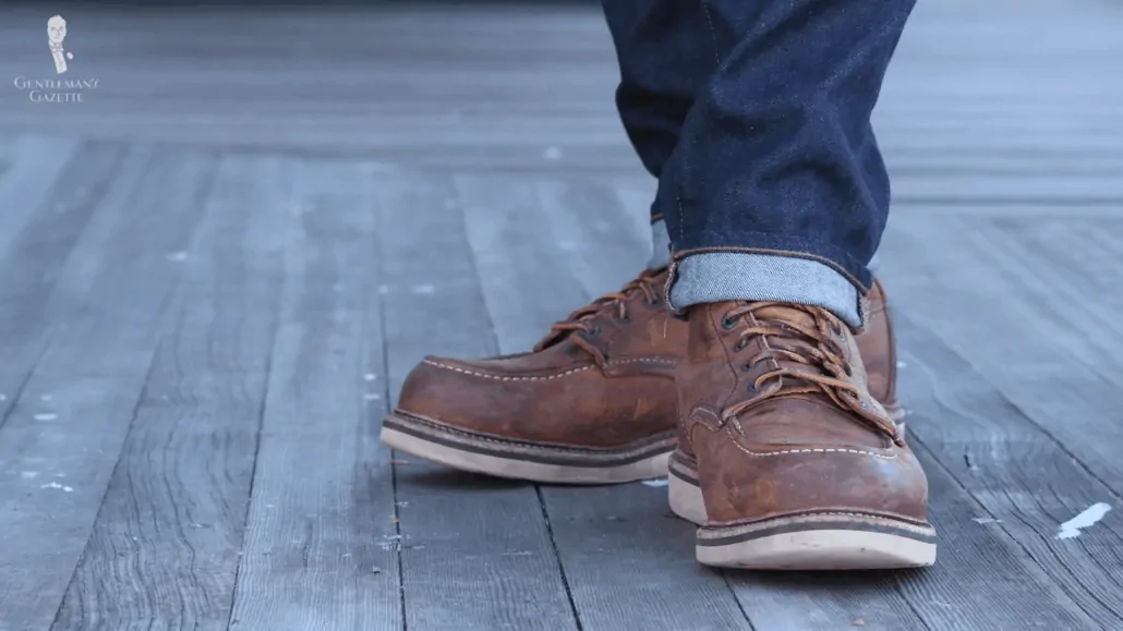 Red Wing Moc Toe Boots