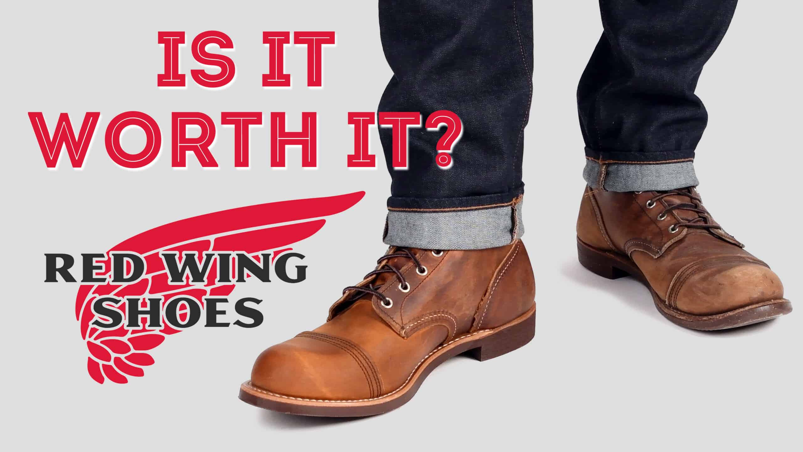 Red Wing Mens Leather Footbed Work Boot