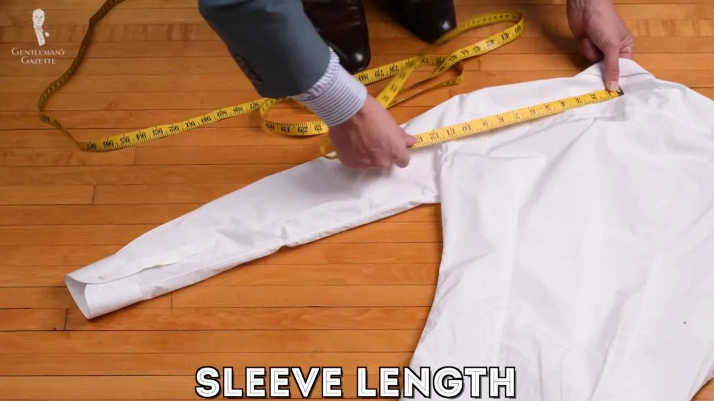 Measuring the sleeve length is important as well as measuring the collar size