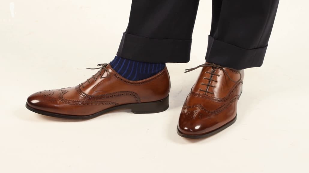 9 1/2 E Air-Lite Mens Fairfax Mens Dress Shoes Brown Leather 