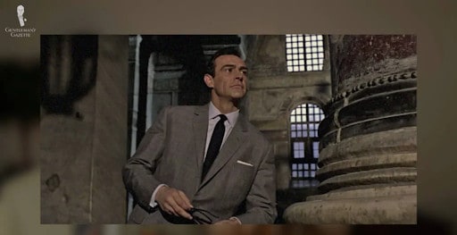 Sean Connery in From Russia With Love wearing a Garza Grossa Grenadine Tie