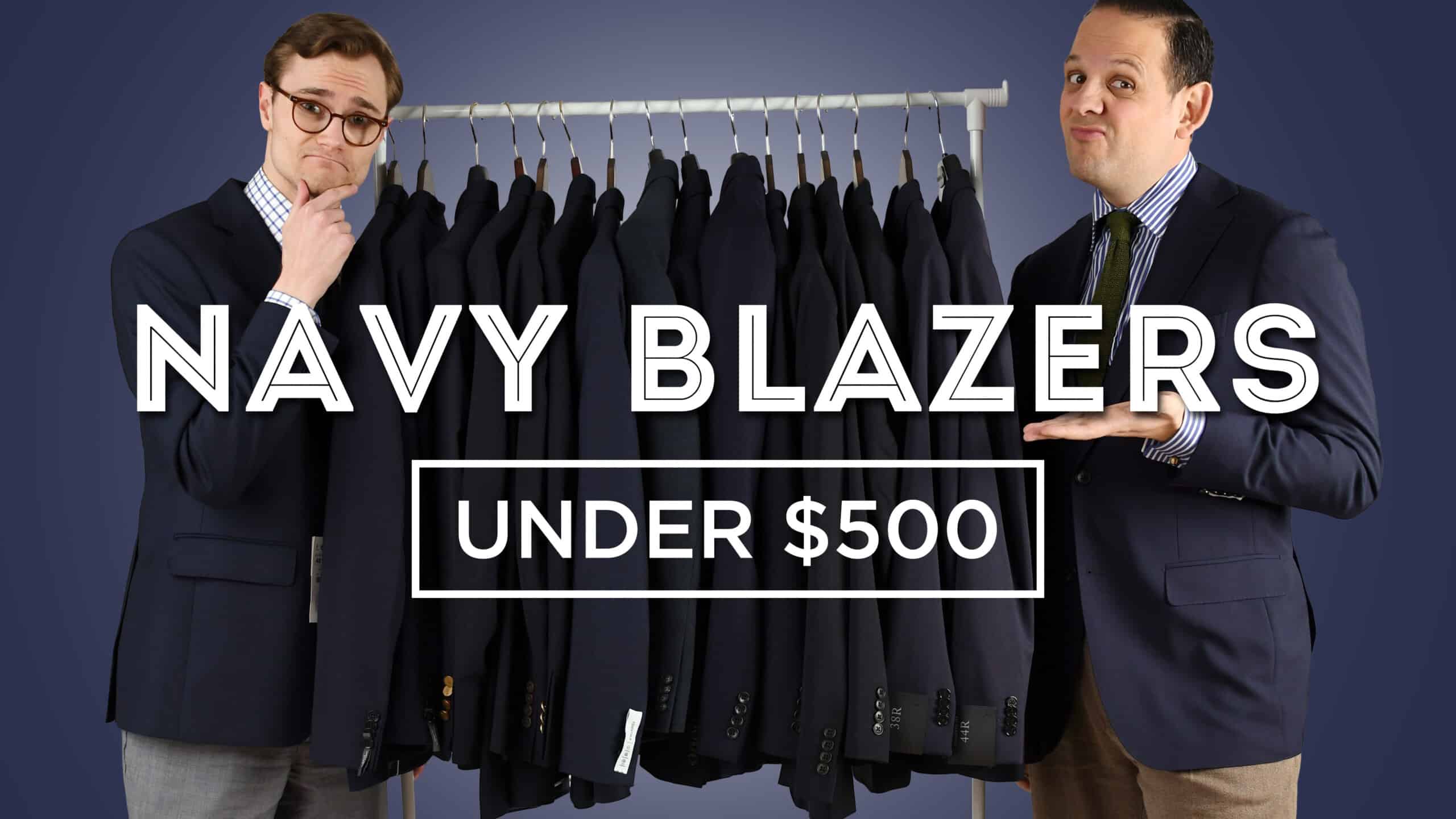 Best Men's OTR Navy Blazers Under $500 Reviewed