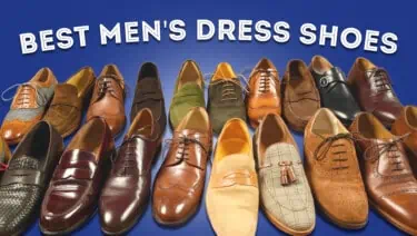 Cover showing different men's dress shoes