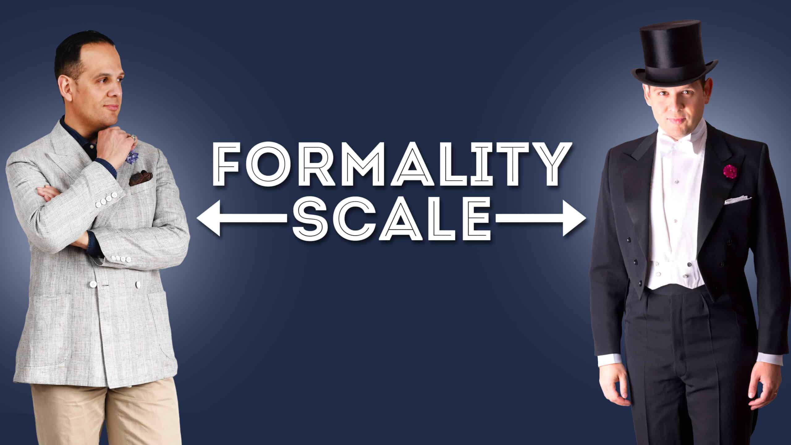The Formality Scale: How Clothes Rank From Formal To Informal