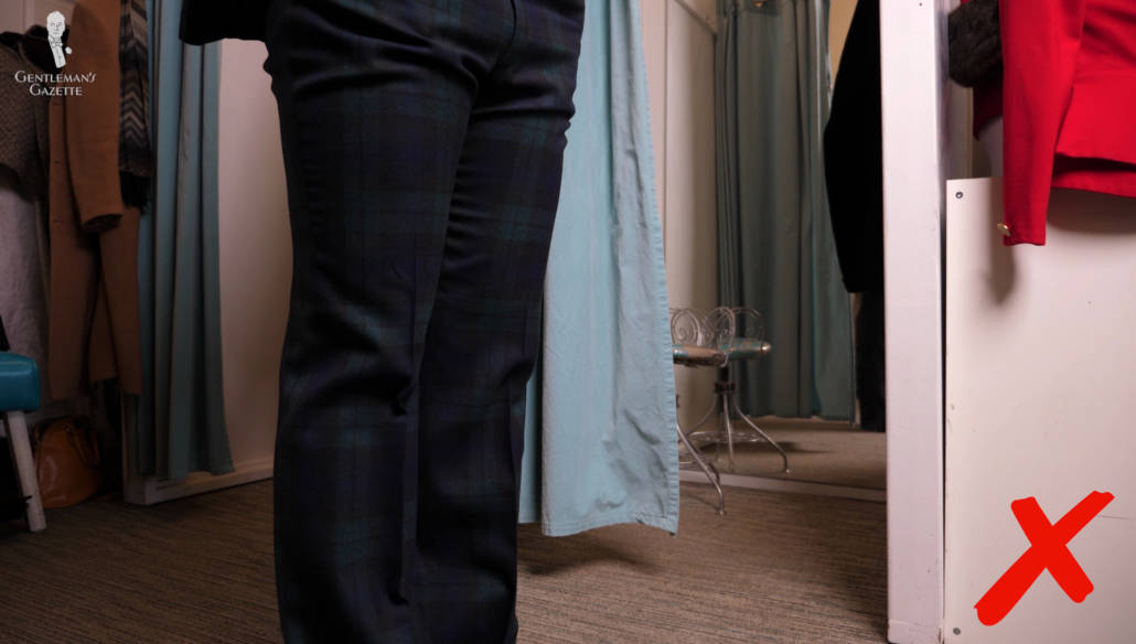 Modern slim fit pants will not work for those men with larger thighs