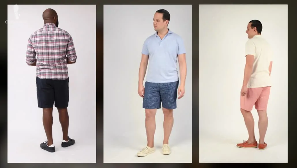 Fit is essential as shorts that are too tight or too wide will completely destroy your look.