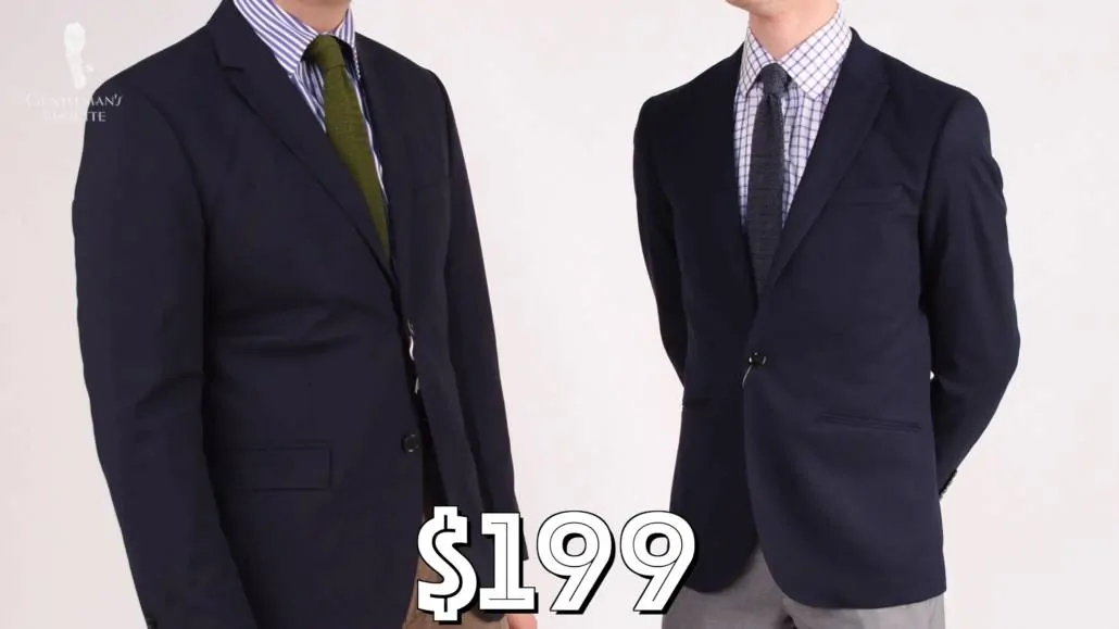 H&M is a fine choice if you have a restricted budget. There are certainly much better suits.