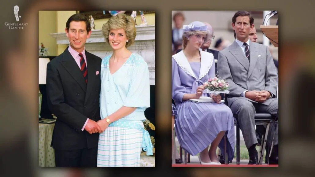 Prince Charles and the late Princess Diana