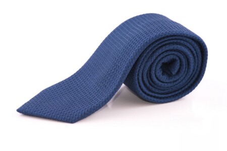 Grenadine Silk Tie in Dark Blue