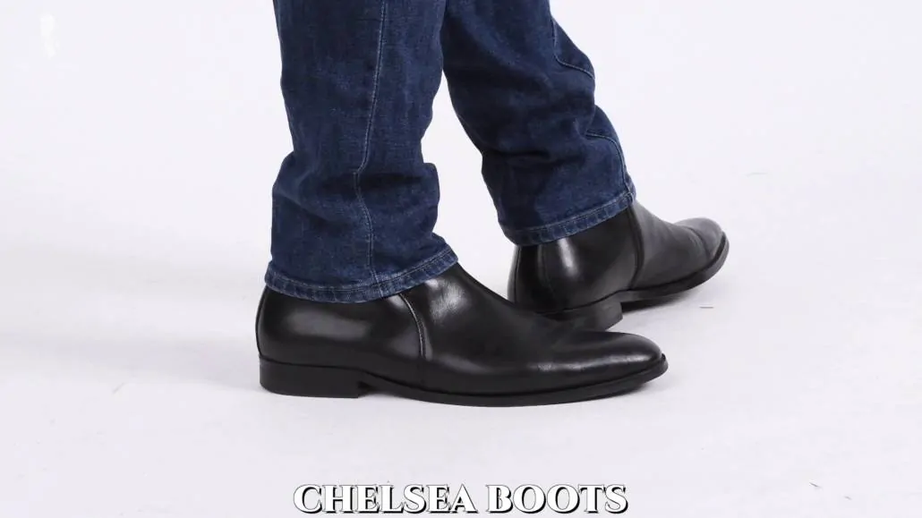 Kyle likes wearing Chelsea boots.