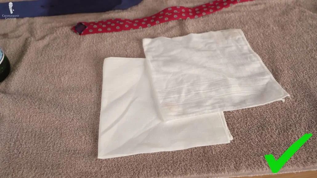 Use napkin or a piece of cloth with water or club soda to gently blot the stain.