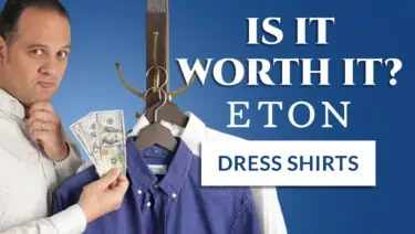 Cover showing Raphael holding up one hundred dollar bills next to two hung Eton shirts