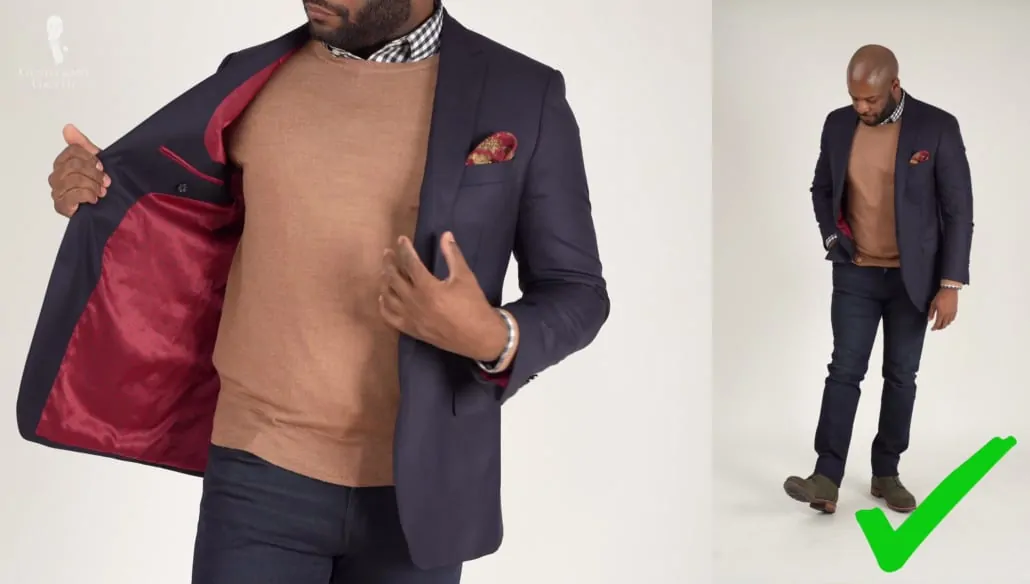 How To Style A Men's Sweater With Collared Shirt
