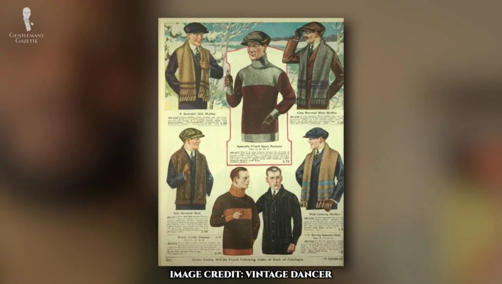 Sweaters fashion is recognized as something other than a garment to keep warm in the 1920s.