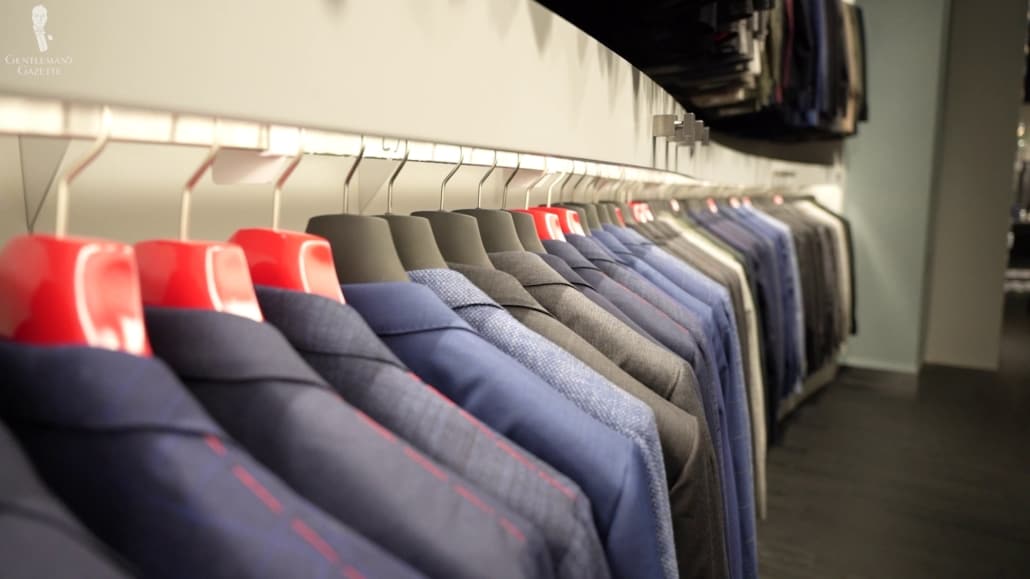 Off-the-rack Suit Supply Suits