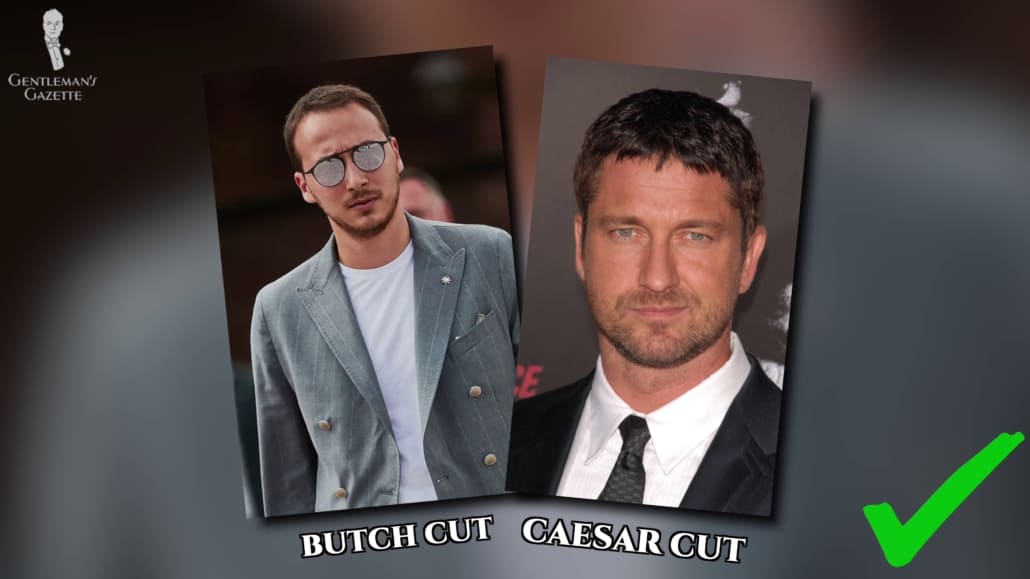Chopped Look A chopped look, like the butch cut and the Caesar's cut is best for receding hair.