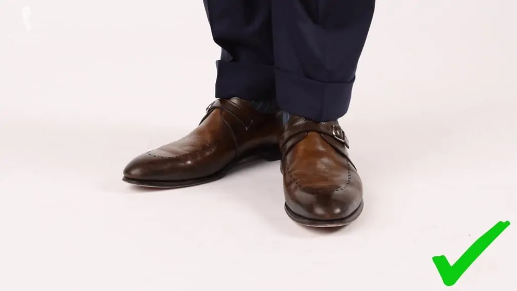 A classic pair of dress shoes is the ideal companion of a suit.