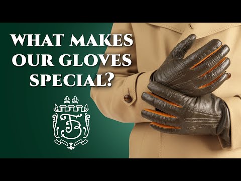 Men's Peccary Leather Gloves Special Edition Super Elegant Black Brown Cognac 