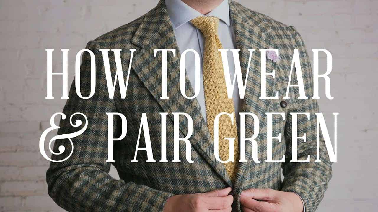👟 Classic combination 👟 | Stylish mens suits, Checkered suit, Green suit  men