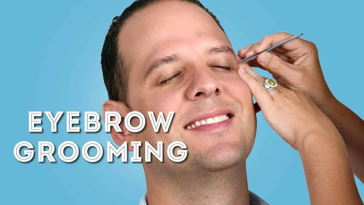 eyebrow and facial grooming