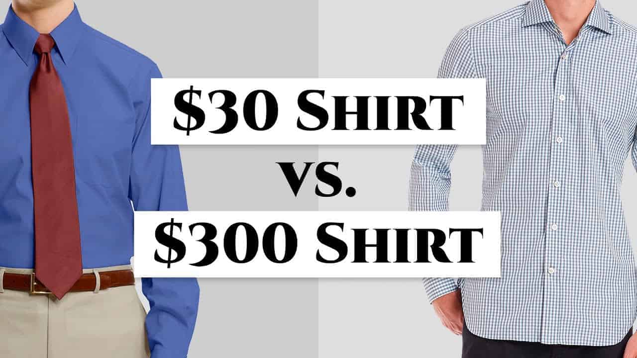 Prestatie wijsheid Sandalen $30 Dress Shirt Vs $300 Dress Shirt