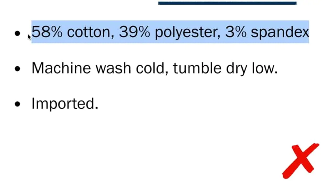 Other manufacturers, on the other hand, would try to up the game by blending synthetic materials with natural fibers.