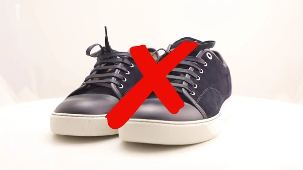 Lanvin sneakers in our opinion: NOT WORTH IT.