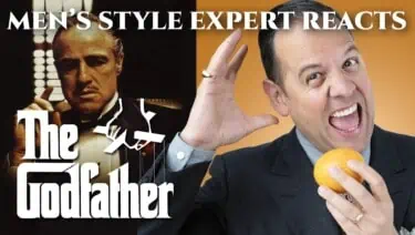 The Godfather men's style reaction banner