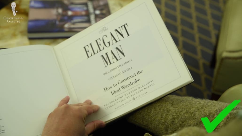 Reading Reading The Elegant Man.