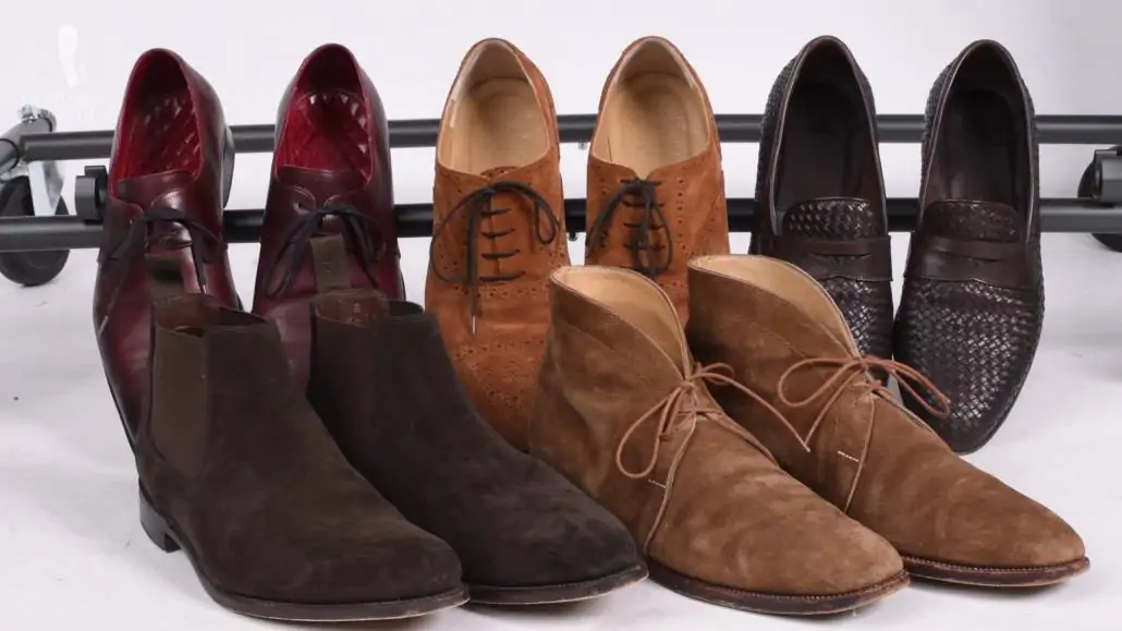 shoe collection - Suedes, loafers, ankle boots, oxfords