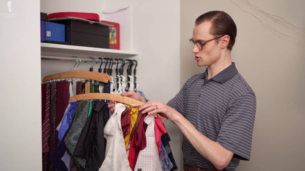 Preston's pocket square collection