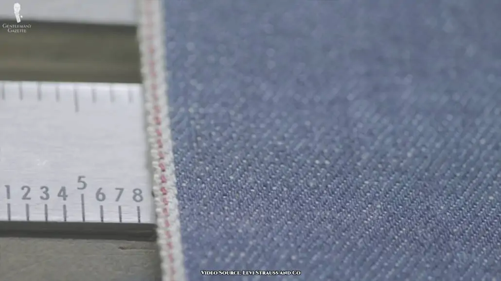 501 denim cotton fabric