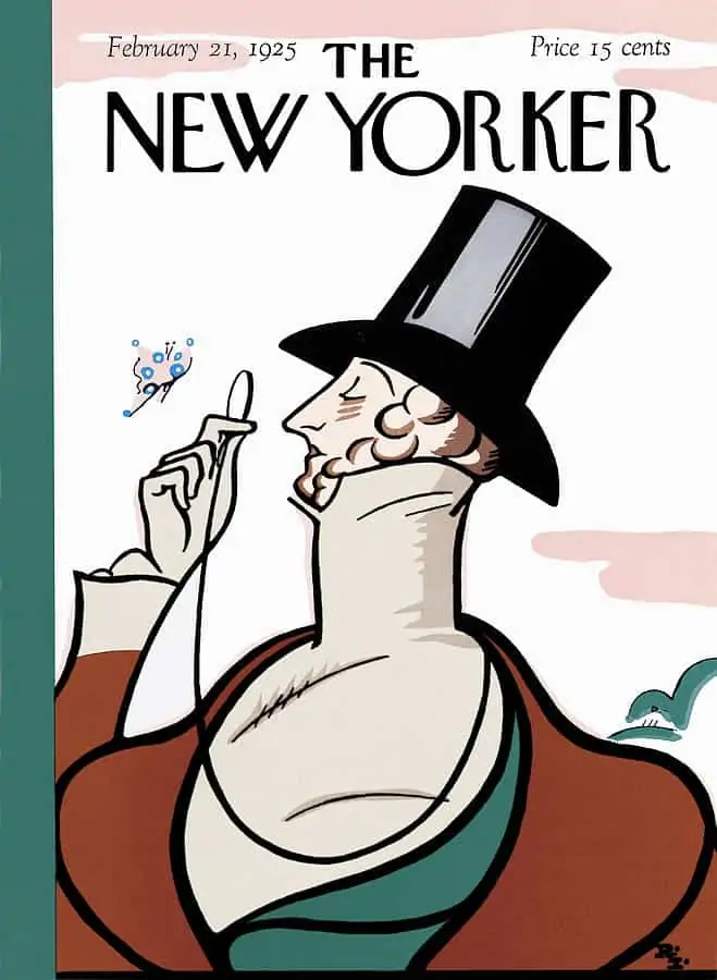 The New Yorker Magazine, Cover Dated 21 Feb 1925, showing Eustace Tilley